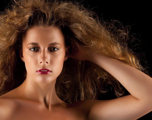 Editorial fashion photograph in the Studio 79 studio